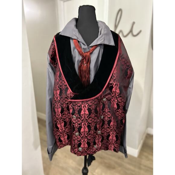 Adult Midnight Count Vampire Costume Theatrical Halloween Cosplay 3X COMPLETE - Picture 5 of 16